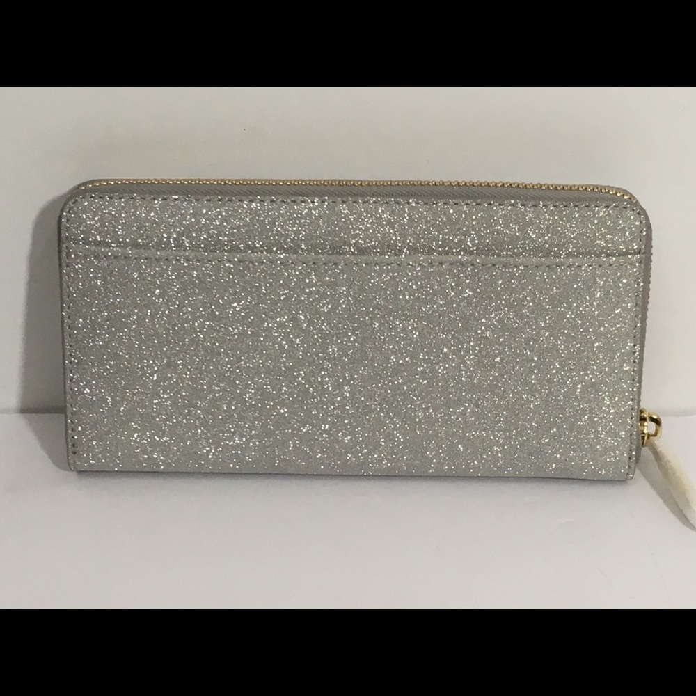 Kate Spade BC Silver Glitter Lacey NWT - Picture 4 of 8
